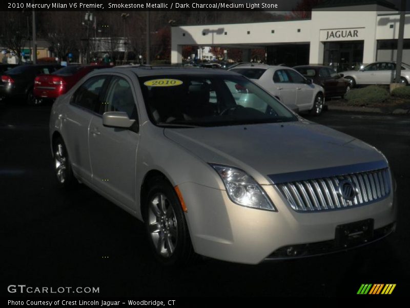 Smokestone Metallic / Dark Charcoal/Medium Light Stone 2010 Mercury Milan V6 Premier