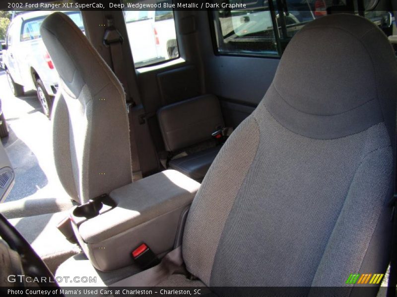 Deep Wedgewood Blue Metallic / Dark Graphite 2002 Ford Ranger XLT SuperCab