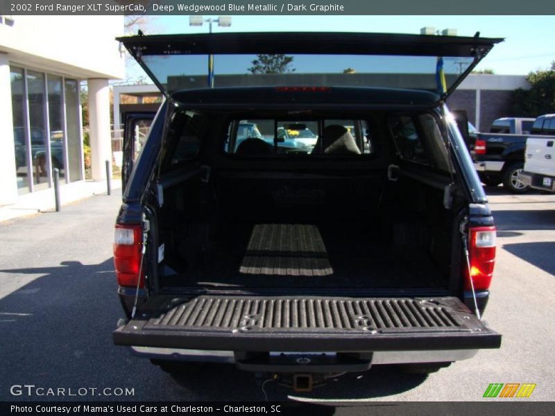 Deep Wedgewood Blue Metallic / Dark Graphite 2002 Ford Ranger XLT SuperCab