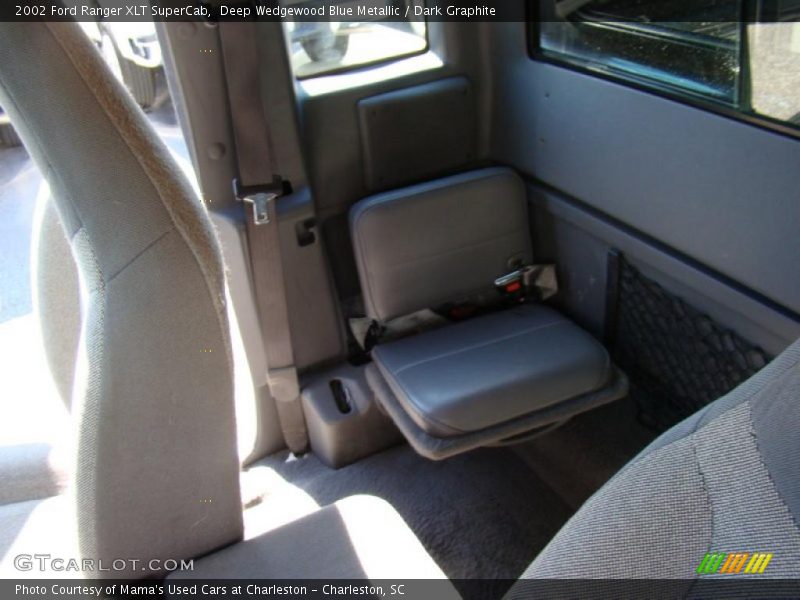 Deep Wedgewood Blue Metallic / Dark Graphite 2002 Ford Ranger XLT SuperCab