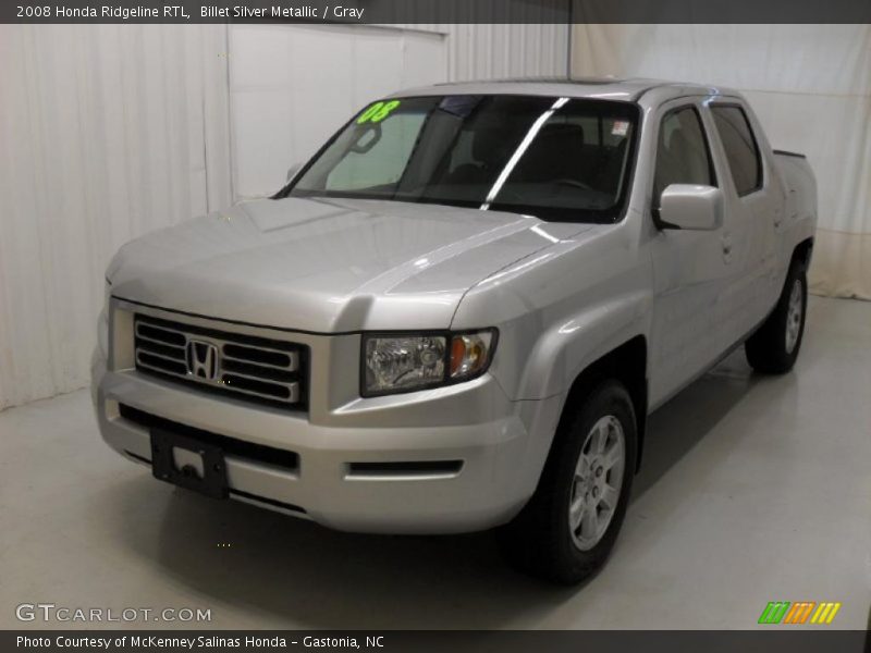 Billet Silver Metallic / Gray 2008 Honda Ridgeline RTL