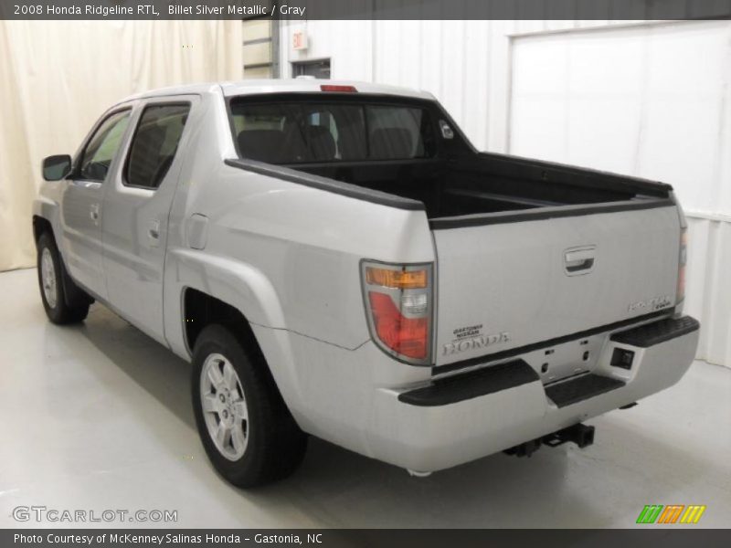Billet Silver Metallic / Gray 2008 Honda Ridgeline RTL