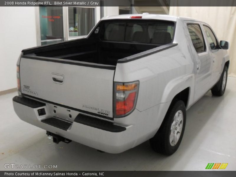 Billet Silver Metallic / Gray 2008 Honda Ridgeline RTL