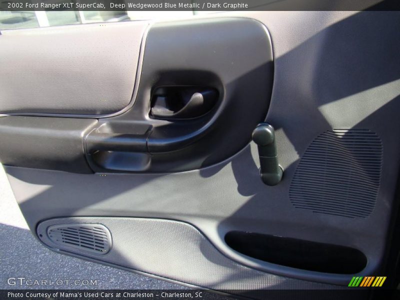 Deep Wedgewood Blue Metallic / Dark Graphite 2002 Ford Ranger XLT SuperCab