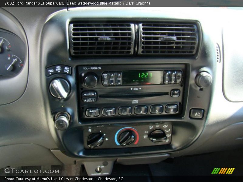 Controls of 2002 Ranger XLT SuperCab