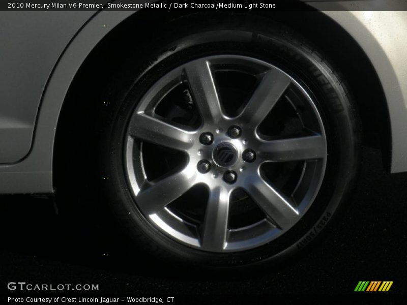 Smokestone Metallic / Dark Charcoal/Medium Light Stone 2010 Mercury Milan V6 Premier