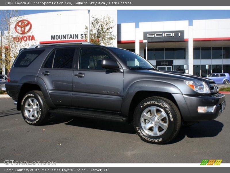 Galactic Gray Mica / Dark Charcoal 2004 Toyota 4Runner Sport Edition 4x4