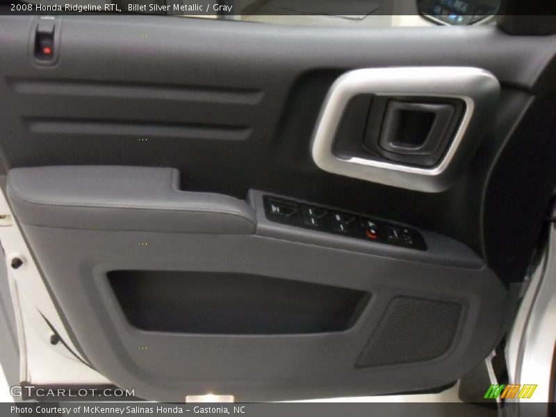Billet Silver Metallic / Gray 2008 Honda Ridgeline RTL