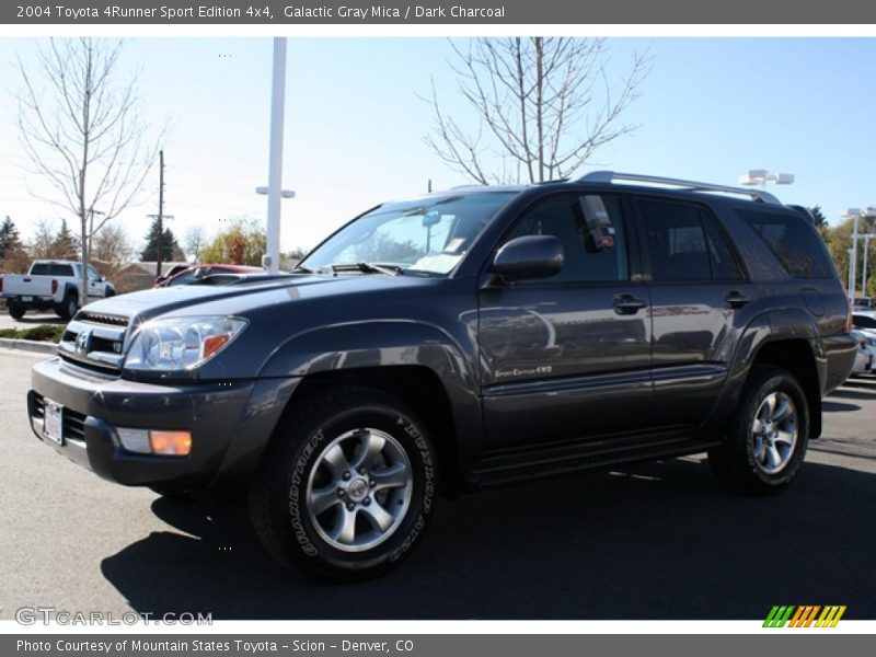 Galactic Gray Mica / Dark Charcoal 2004 Toyota 4Runner Sport Edition 4x4