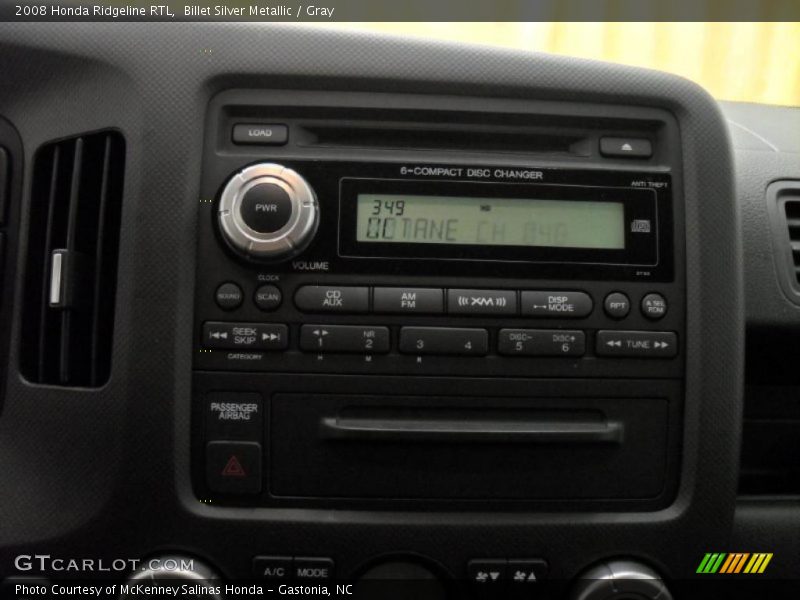 Billet Silver Metallic / Gray 2008 Honda Ridgeline RTL