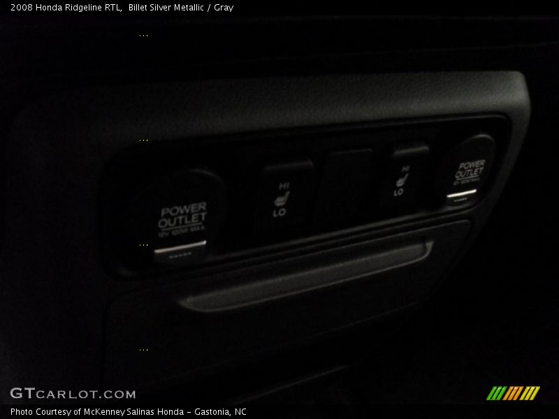 Billet Silver Metallic / Gray 2008 Honda Ridgeline RTL