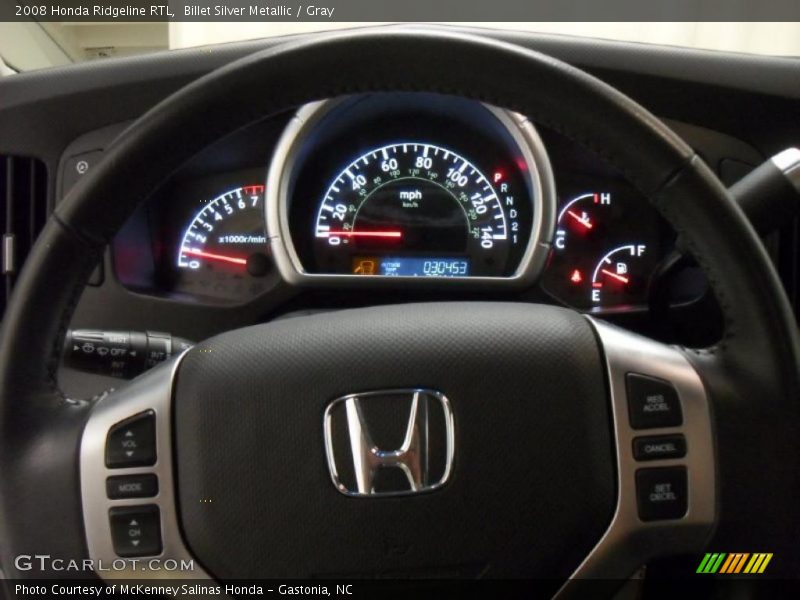 Billet Silver Metallic / Gray 2008 Honda Ridgeline RTL