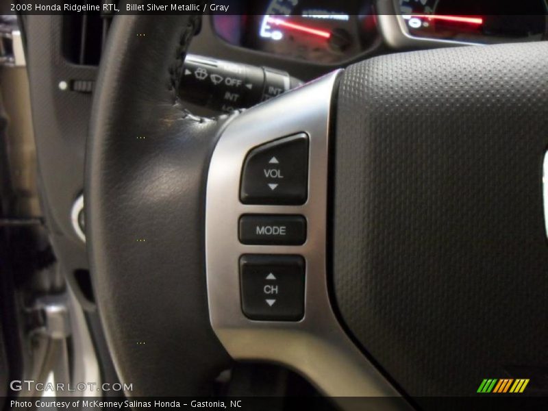 Billet Silver Metallic / Gray 2008 Honda Ridgeline RTL