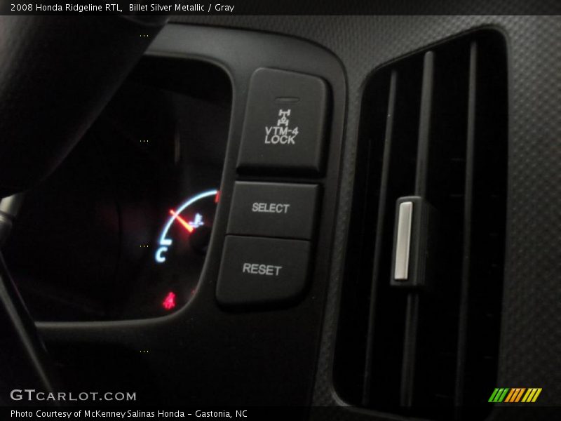 Billet Silver Metallic / Gray 2008 Honda Ridgeline RTL
