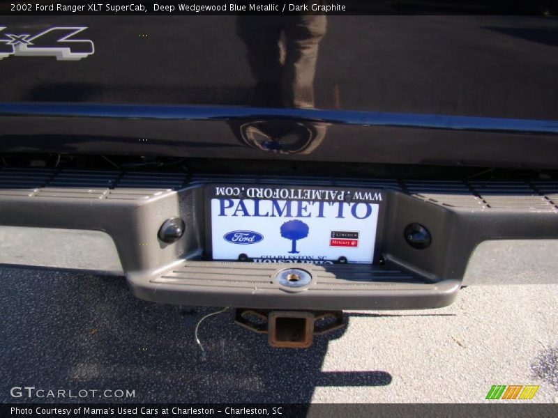 Deep Wedgewood Blue Metallic / Dark Graphite 2002 Ford Ranger XLT SuperCab