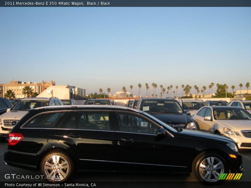 Black / Black 2011 Mercedes-Benz E 350 4Matic Wagon
