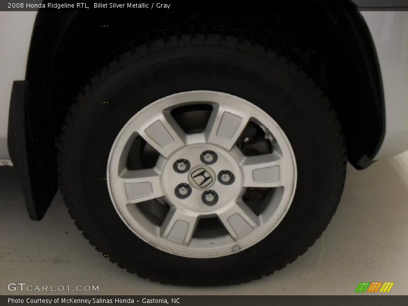 Billet Silver Metallic / Gray 2008 Honda Ridgeline RTL