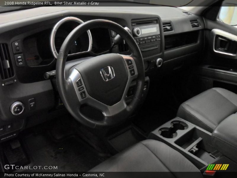 Billet Silver Metallic / Gray 2008 Honda Ridgeline RTL