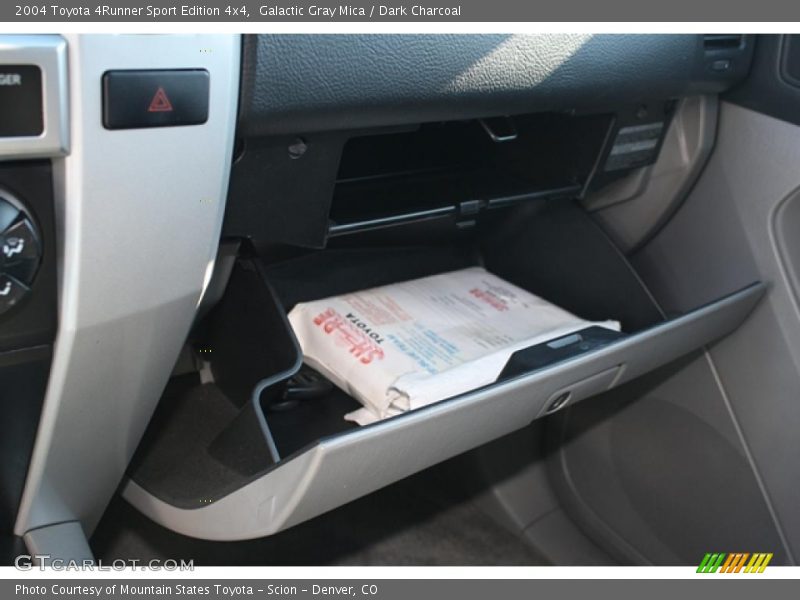 Galactic Gray Mica / Dark Charcoal 2004 Toyota 4Runner Sport Edition 4x4