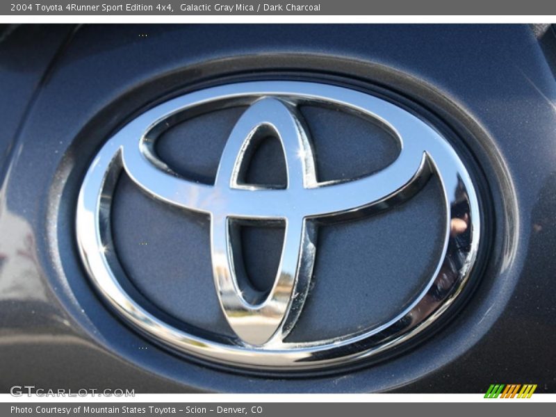 Galactic Gray Mica / Dark Charcoal 2004 Toyota 4Runner Sport Edition 4x4