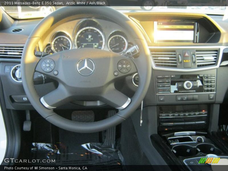 Arctic White / Ash/Black 2011 Mercedes-Benz E 350 Sedan