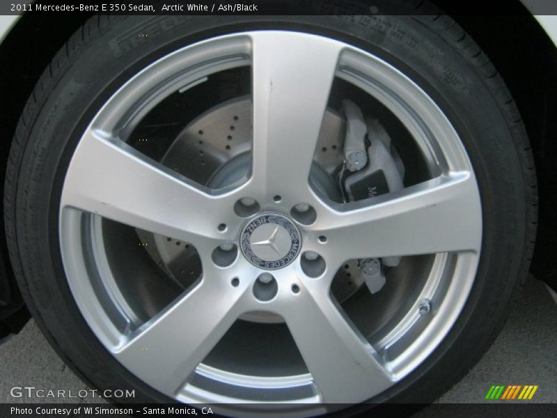 Arctic White / Ash/Black 2011 Mercedes-Benz E 350 Sedan