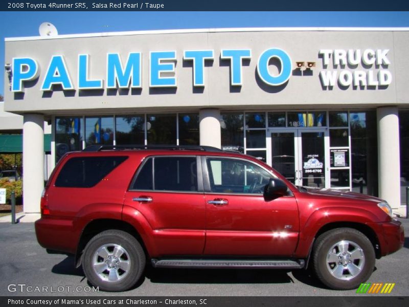 Salsa Red Pearl / Taupe 2008 Toyota 4Runner SR5