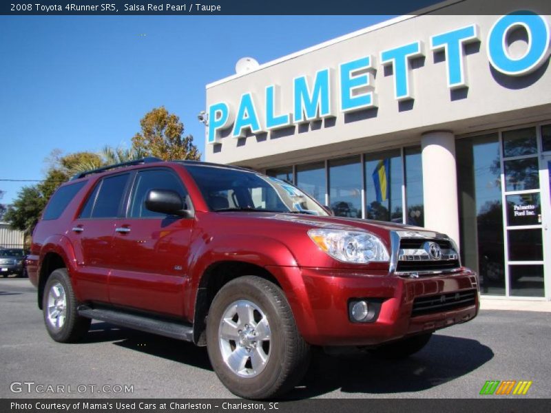 Salsa Red Pearl / Taupe 2008 Toyota 4Runner SR5