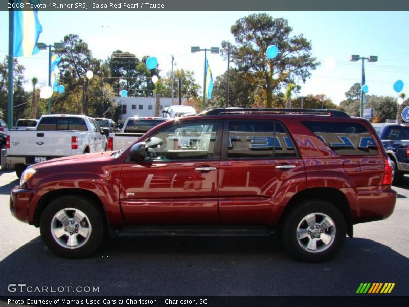 Salsa Red Pearl / Taupe 2008 Toyota 4Runner SR5