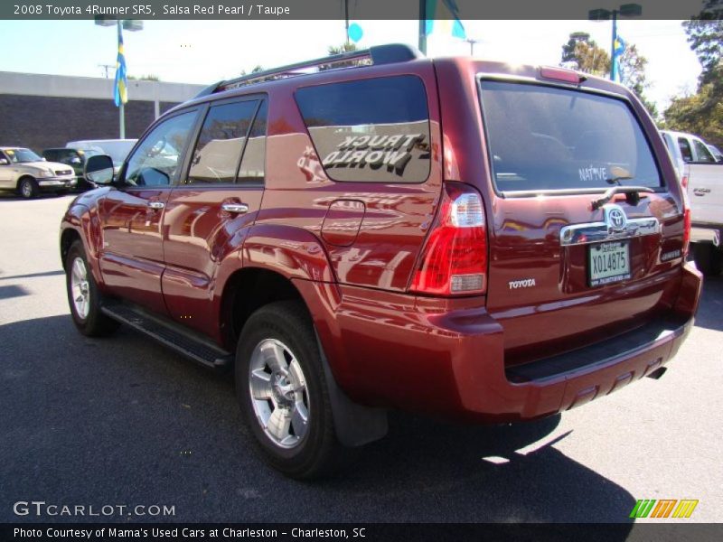 Salsa Red Pearl / Taupe 2008 Toyota 4Runner SR5
