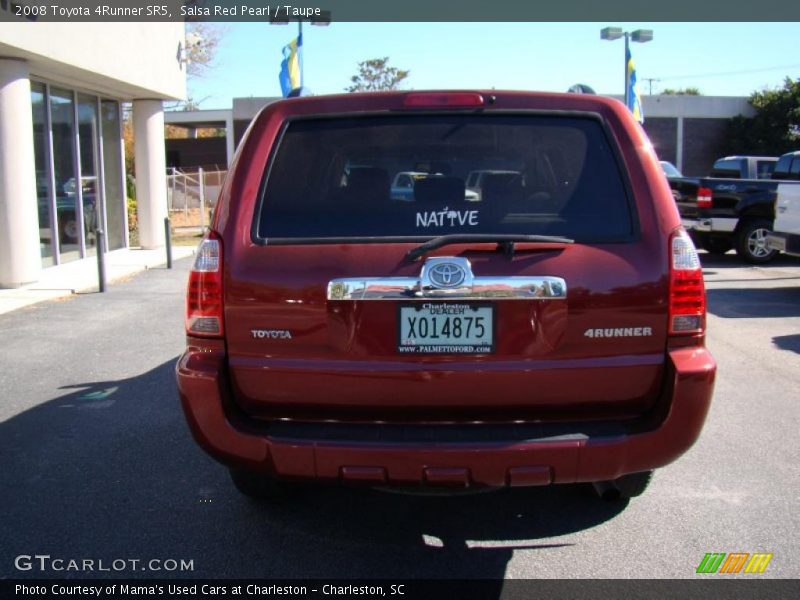 Salsa Red Pearl / Taupe 2008 Toyota 4Runner SR5