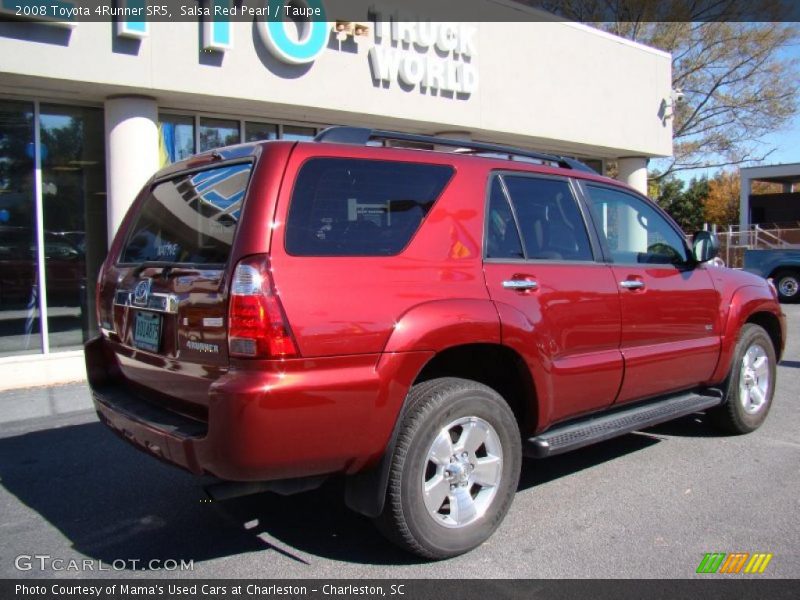 Salsa Red Pearl / Taupe 2008 Toyota 4Runner SR5