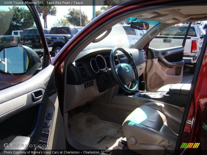 Salsa Red Pearl / Taupe 2008 Toyota 4Runner SR5