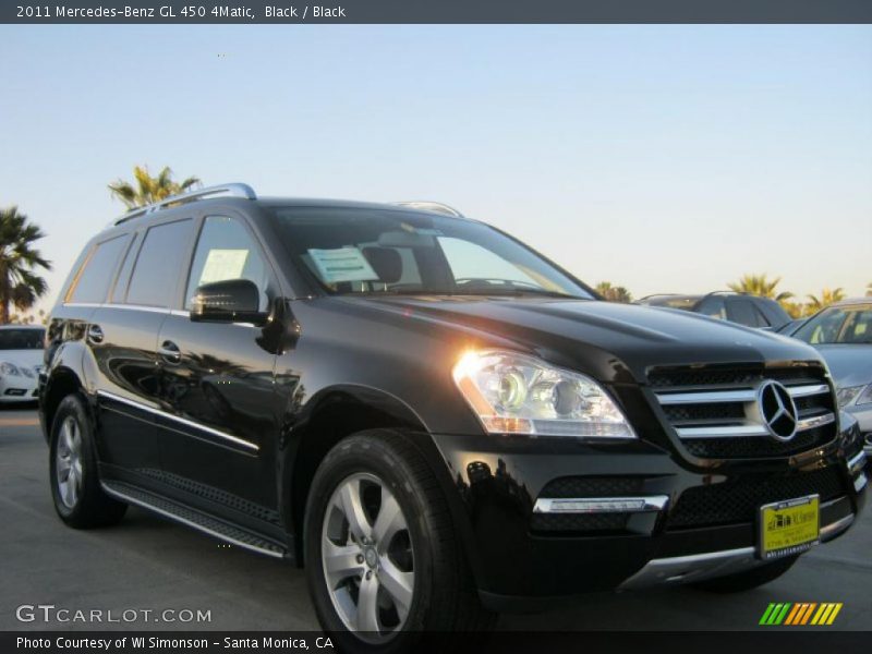 Black / Black 2011 Mercedes-Benz GL 450 4Matic