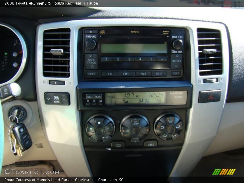 Salsa Red Pearl / Taupe 2008 Toyota 4Runner SR5
