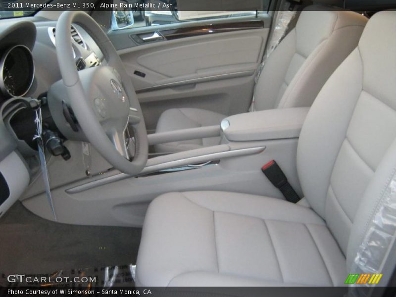 Alpine Rain Metallic / Ash 2011 Mercedes-Benz ML 350