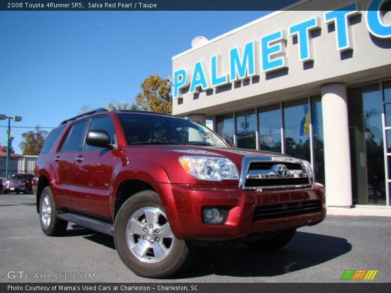 Salsa Red Pearl / Taupe 2008 Toyota 4Runner SR5