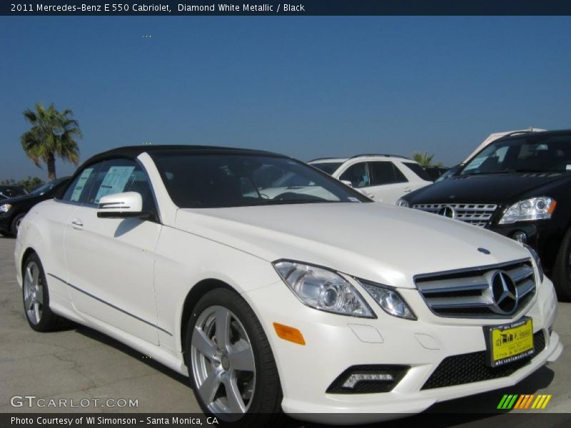 Front 3/4 View of 2011 E 550 Cabriolet