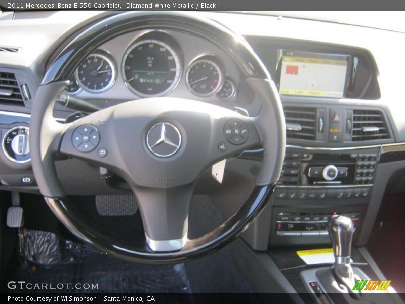 Dashboard of 2011 E 550 Cabriolet