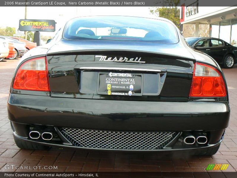 Nero Carbonio (Metallic Black) / Nero (Black) 2006 Maserati GranSport LE Coupe