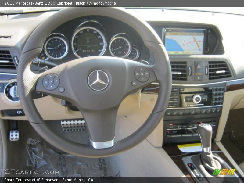 Dashboard of 2011 E 350 Cabriolet