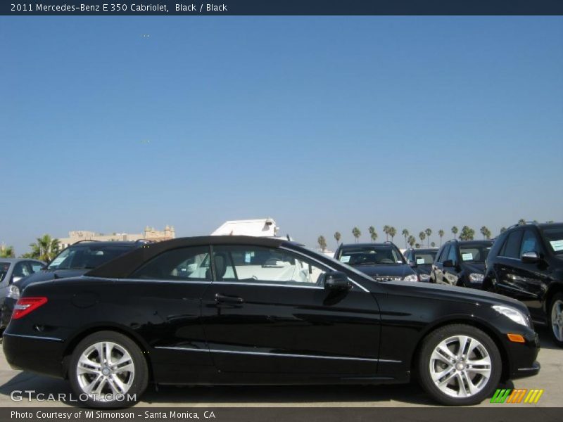  2011 E 350 Cabriolet Black Interior