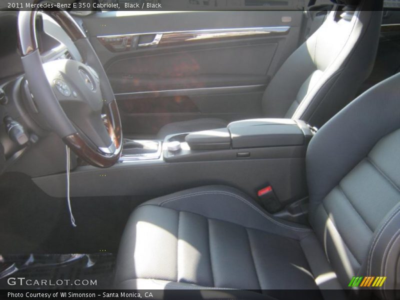  2011 E 350 Cabriolet Black Interior