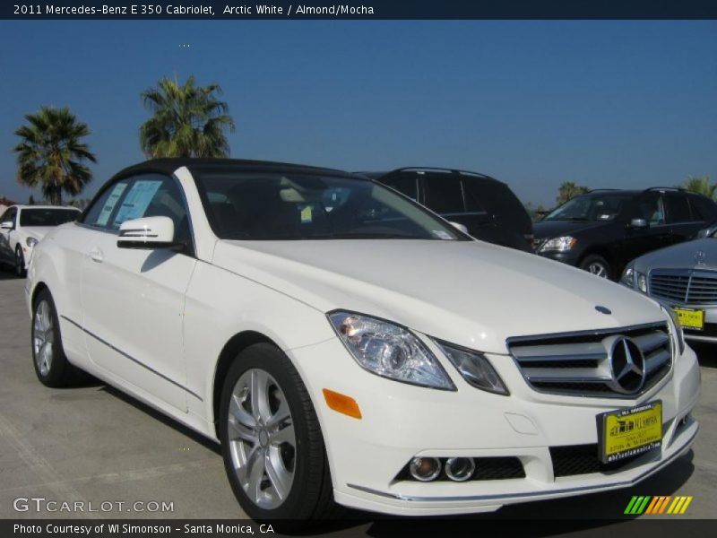 Front 3/4 View of 2011 E 350 Cabriolet
