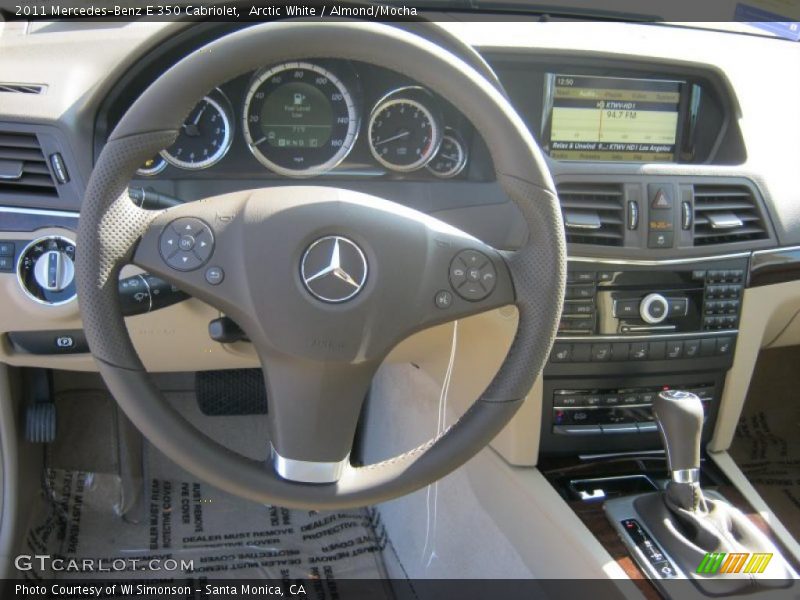 Dashboard of 2011 E 350 Cabriolet