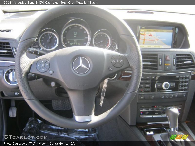 Dashboard of 2011 E 350 Cabriolet