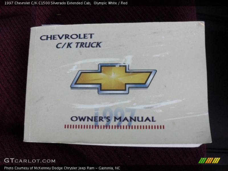 Info Tag of 1997 C/K C1500 Silverado Extended Cab