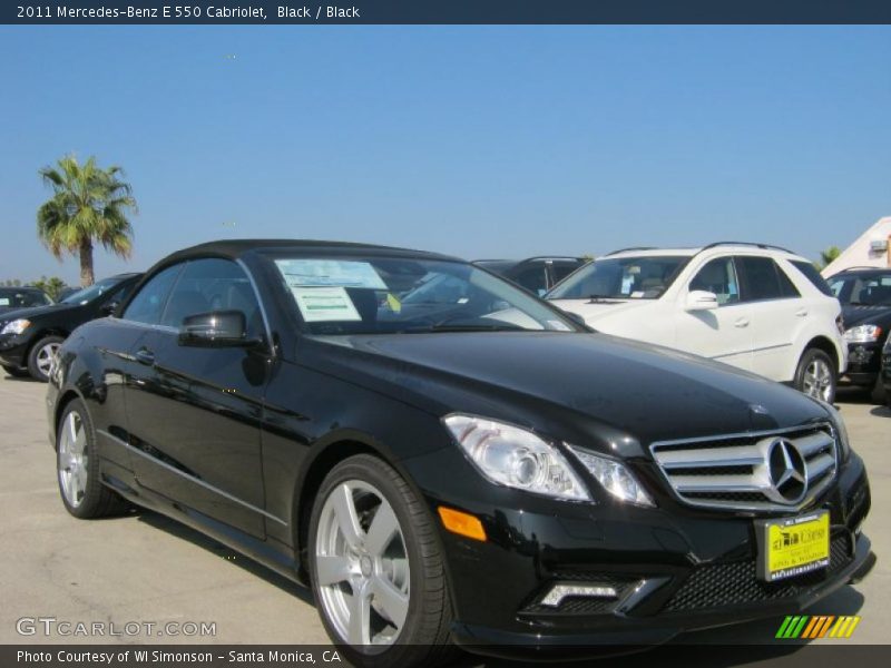 Front 3/4 View of 2011 E 550 Cabriolet