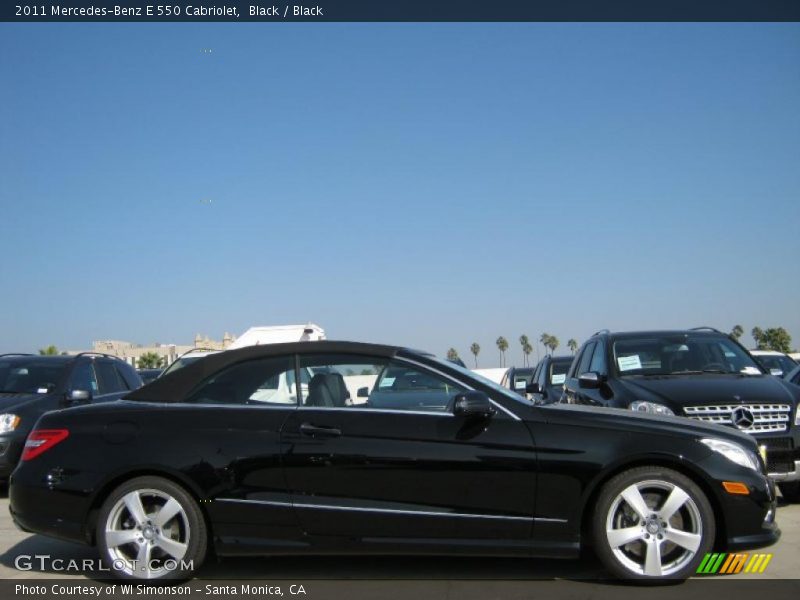  2011 E 550 Cabriolet Black