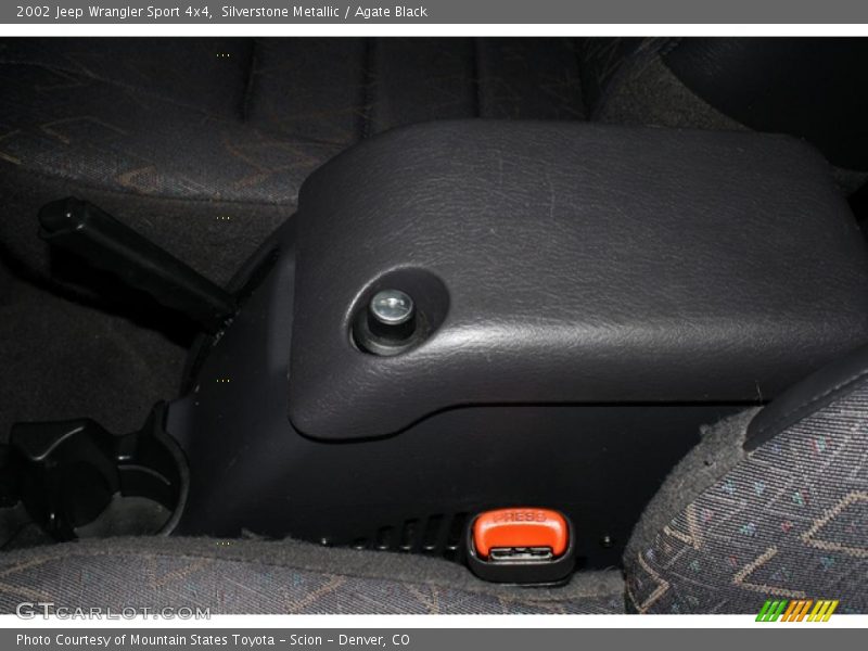 Silverstone Metallic / Agate Black 2002 Jeep Wrangler Sport 4x4